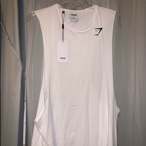 brand new gymshark “critical drop” arm tee!